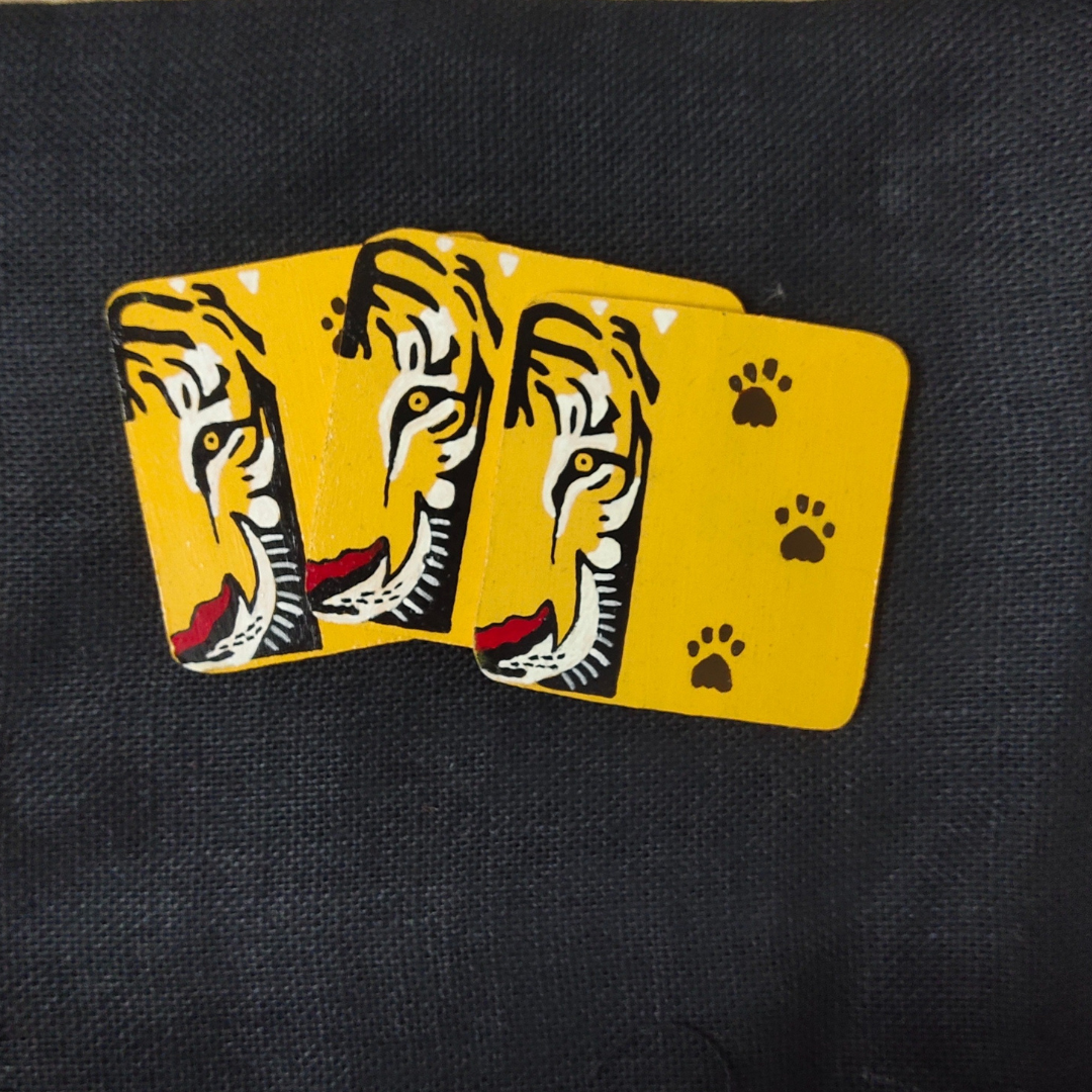 Coaster-Tiger face/Yellow