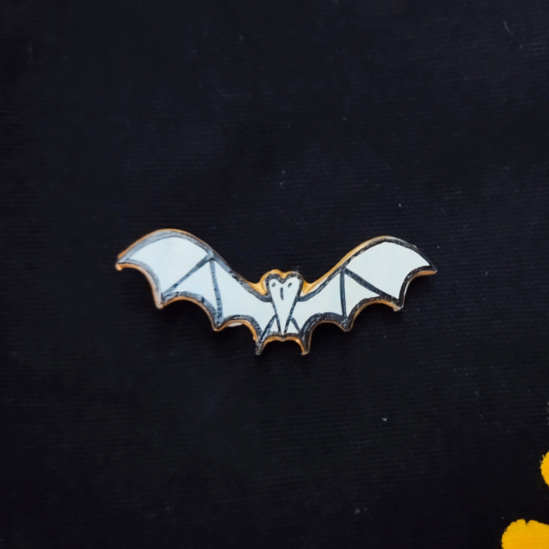 Lapel Pin- Painted - Bat-01