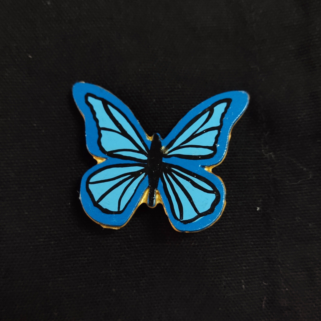 Lapel Pin- Painted - Butterfly-01