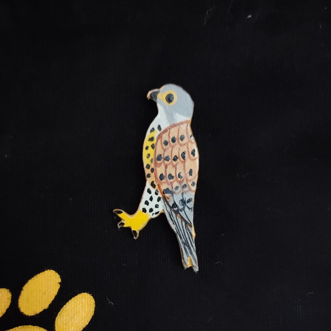 Lapel Pin- Painted - Kestrel-01