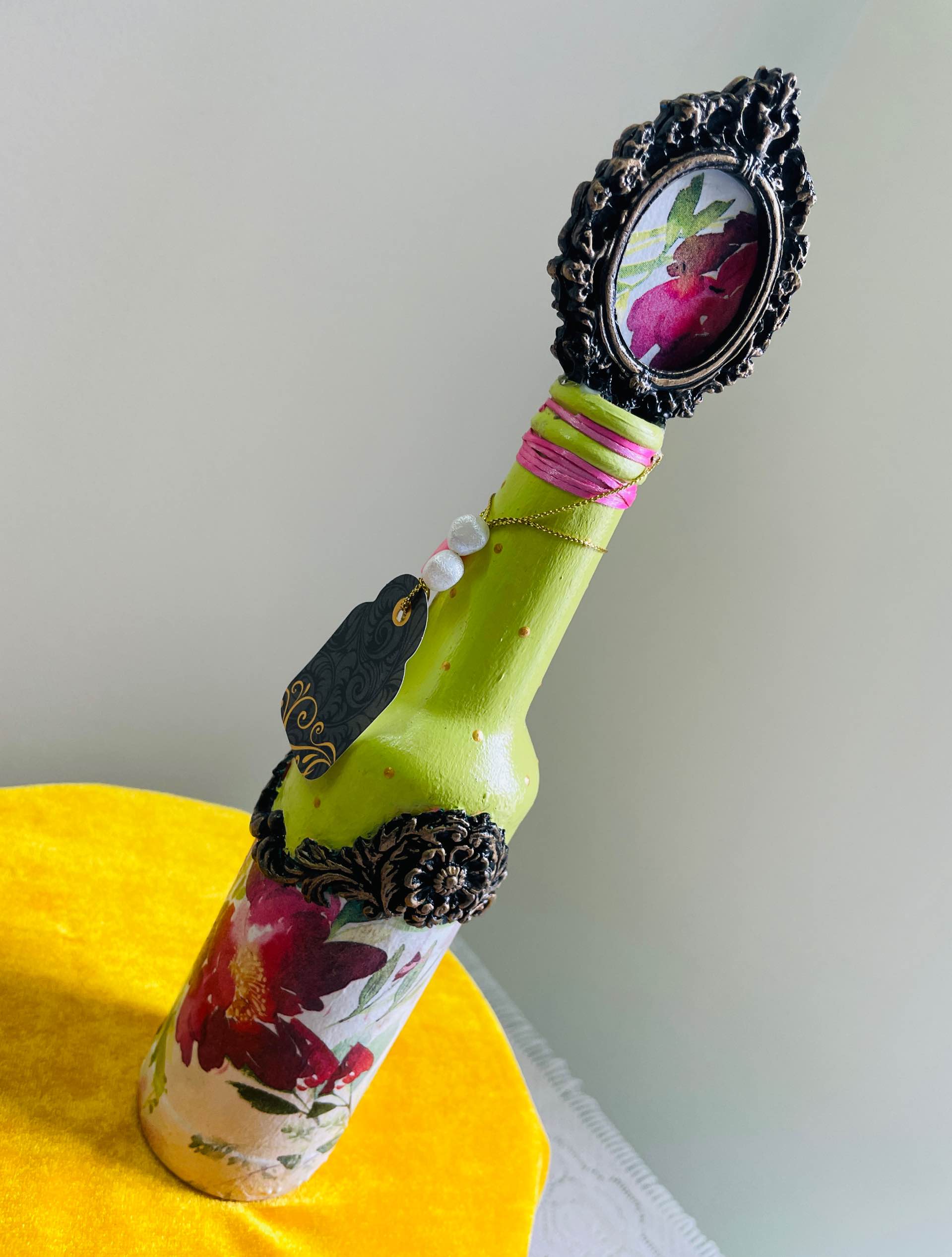 Decoupage Bottles