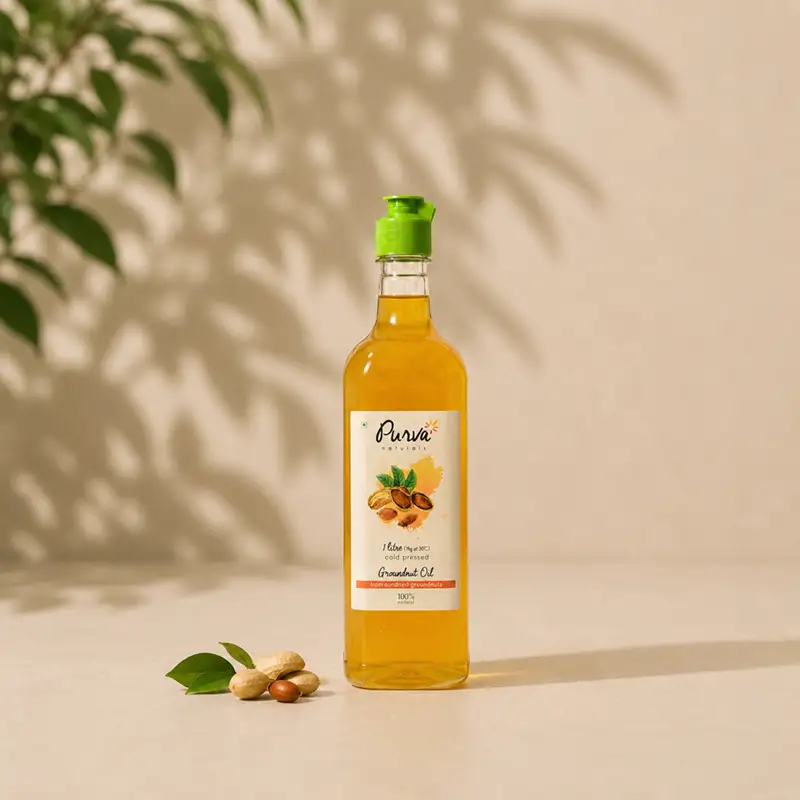 Purva Groundnut oil (500 ml)