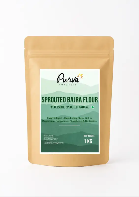 Sprouted Bajra flour (1000 g)
