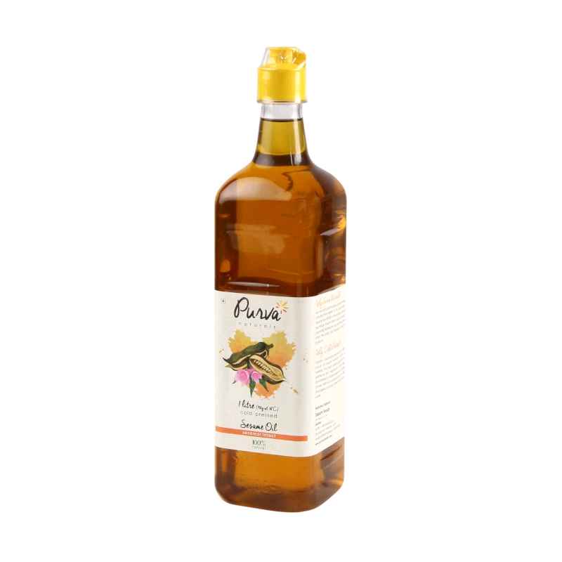 Purva Sesame oil 1000 ml (Sesamum indicum L)