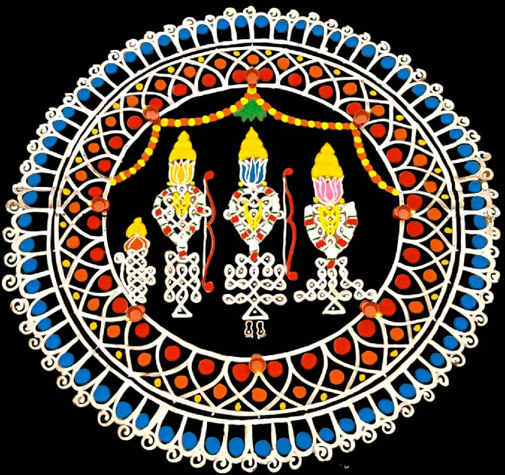 Sri Ram Canvas Frame