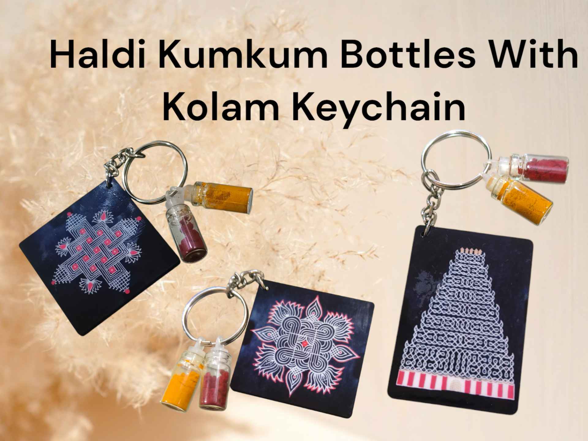 Haldi Kumkum Keychain 