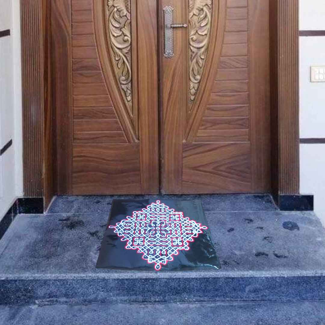 18-1 dots sikku Kolam (15x15inches)