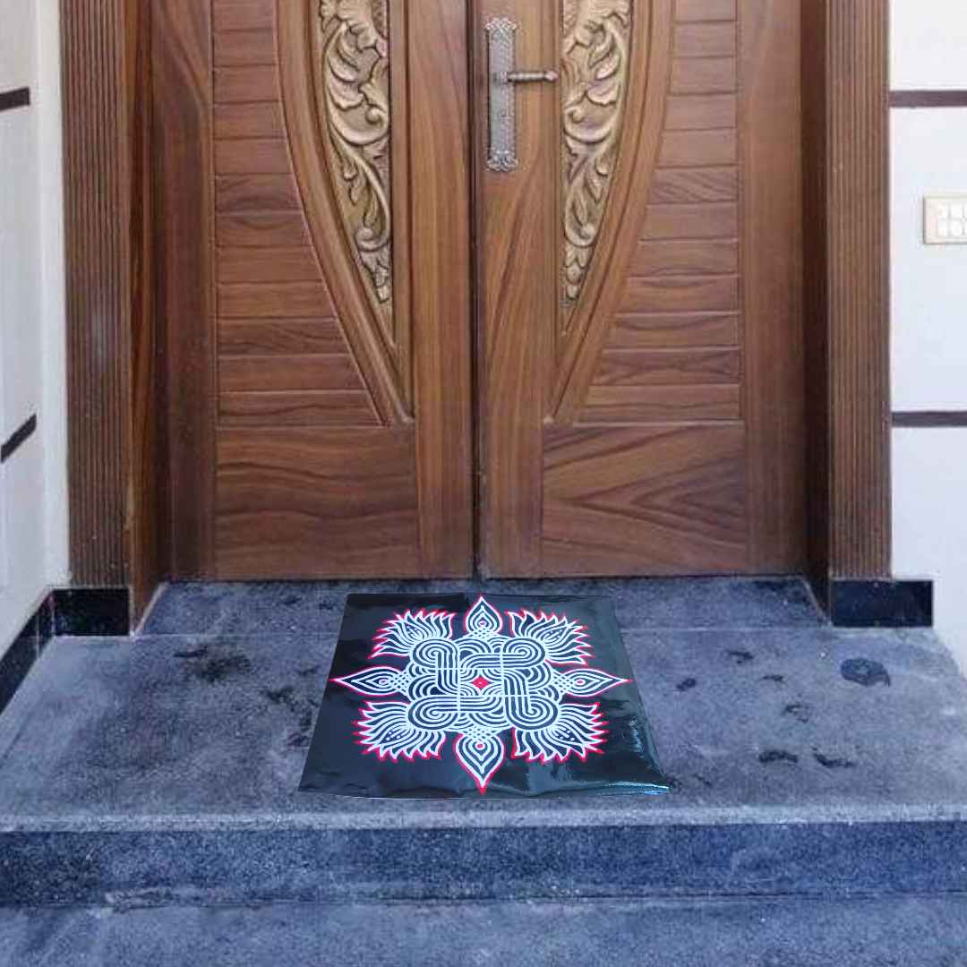 Simple Padi Kolam (15x15inches)