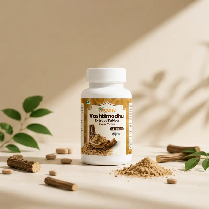 360° Organic Yashtimadhu Supplement (60 Supplement)