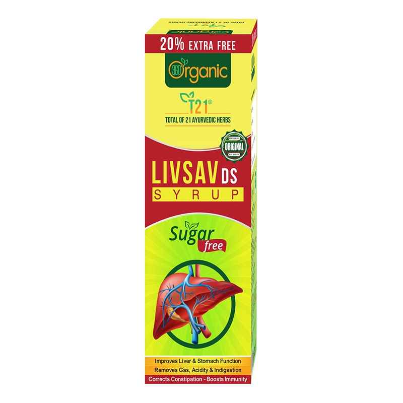 360° Orgnic Livsav Plus Syrup
