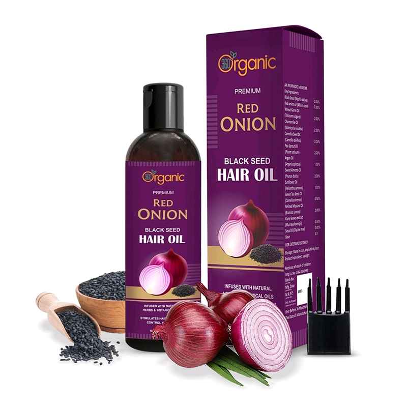 360° Organic Onion Black Seed Hair Oil