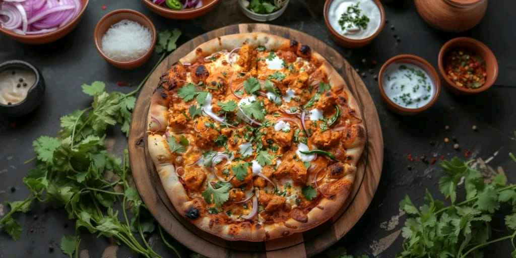 Chicken Kheema Pizza
