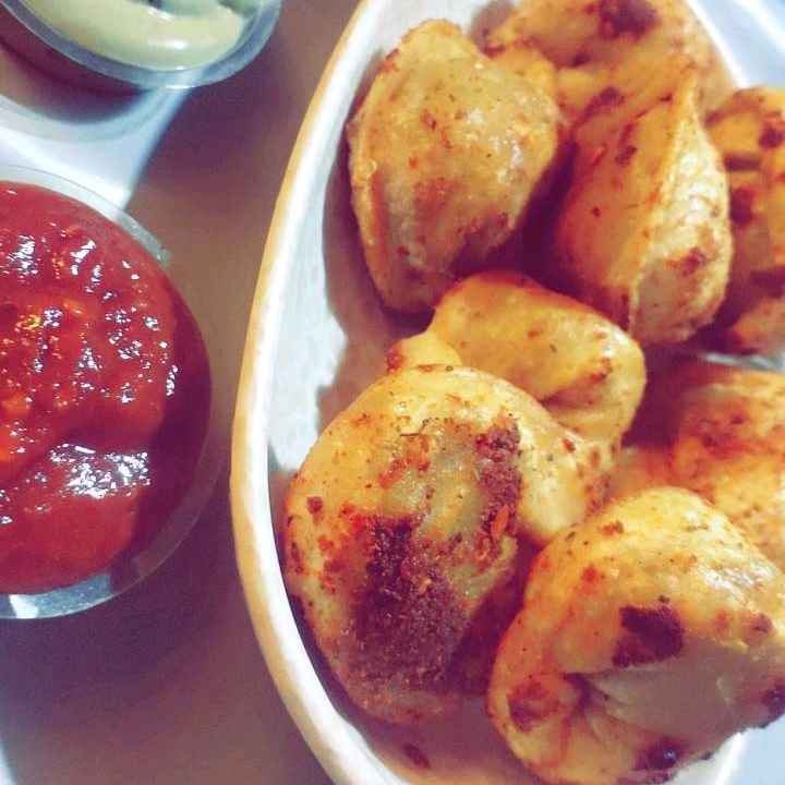 Veg Fried Peri Peri Momos