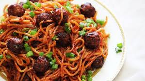 Manchurian Noodles (Half)