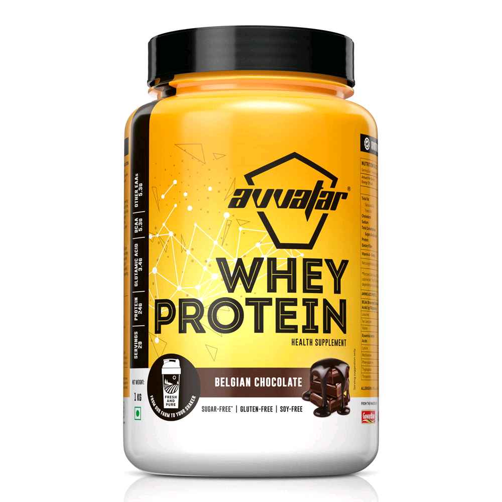 Avvatar Whey Protein, 1Kg- Belgian Chocolate