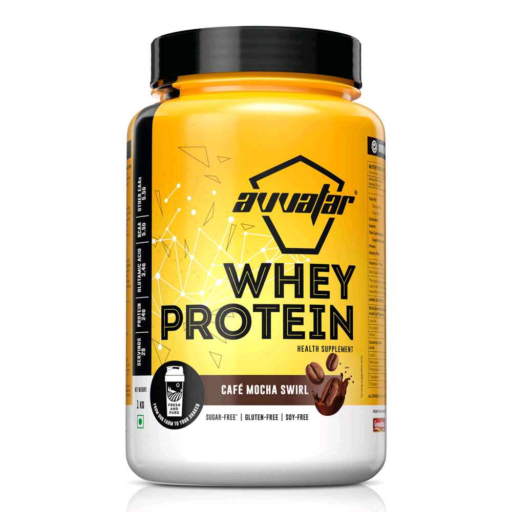 Avvatar Whey Protein, 1Kg- Café Mocha