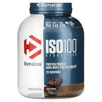 Dymatize Iso-100, 5 Lb (2.3 Kg) - Fudge Brownie