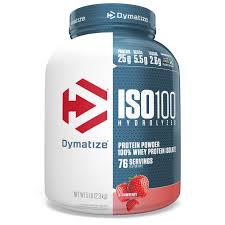 Dymatize Iso-100, 5 Lb (2.3 Kg) - Strawberry