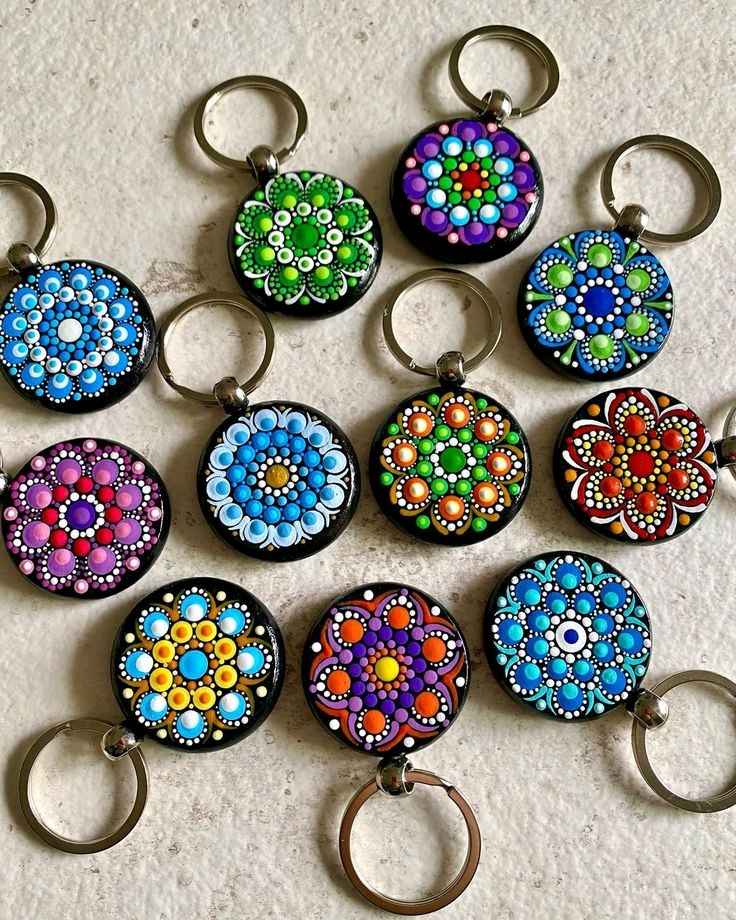 Random Design Resin Coated set of 2
