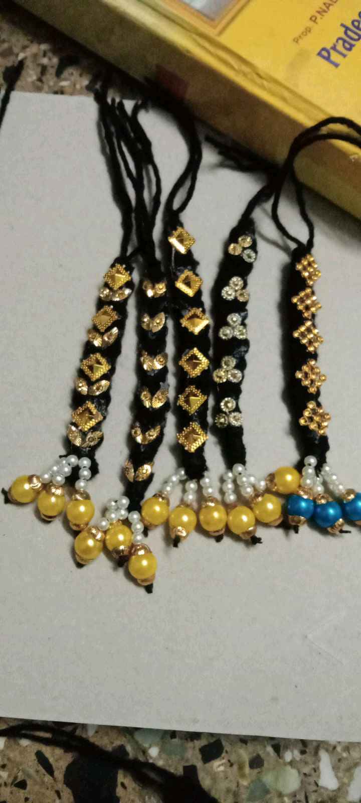 thread hair for Laxmi