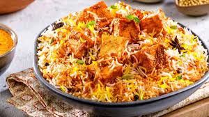 Paneer Mashroom Biryani