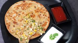 Cheese Corn Paratha