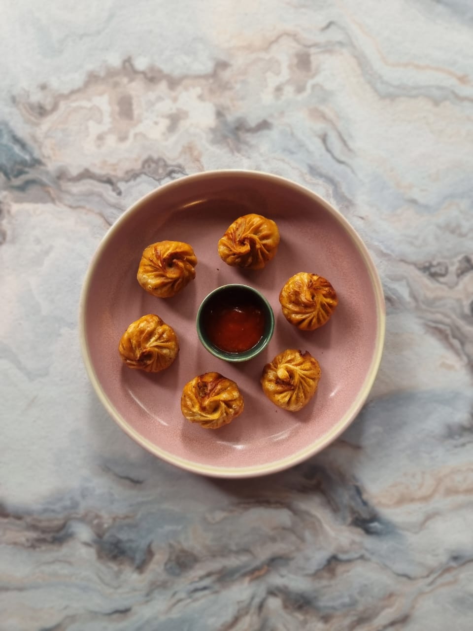 Crispy Fried Veg Momos