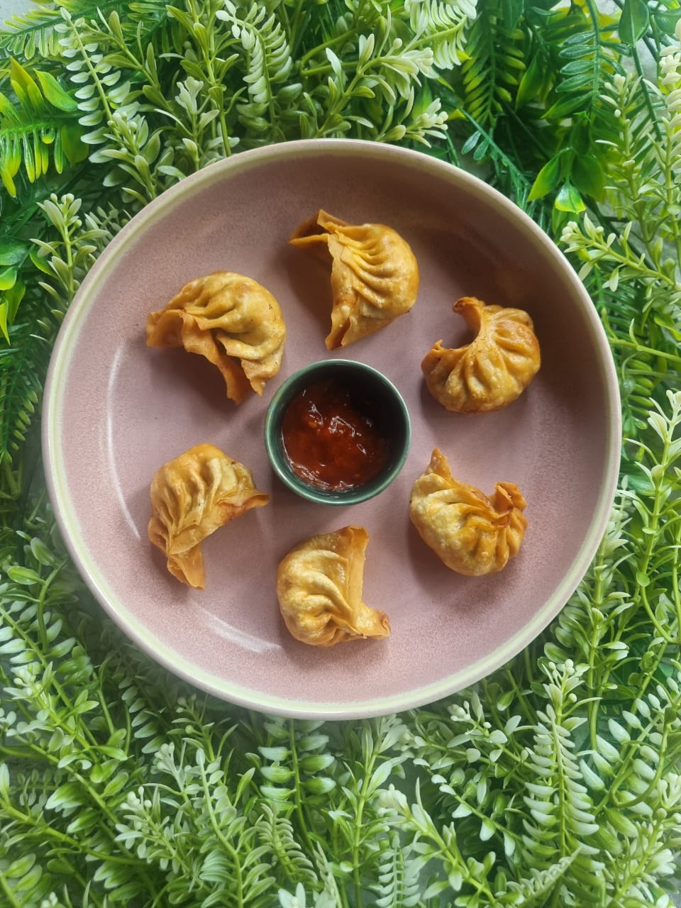Crispy Fried Chicken Chilli Garlic Momos