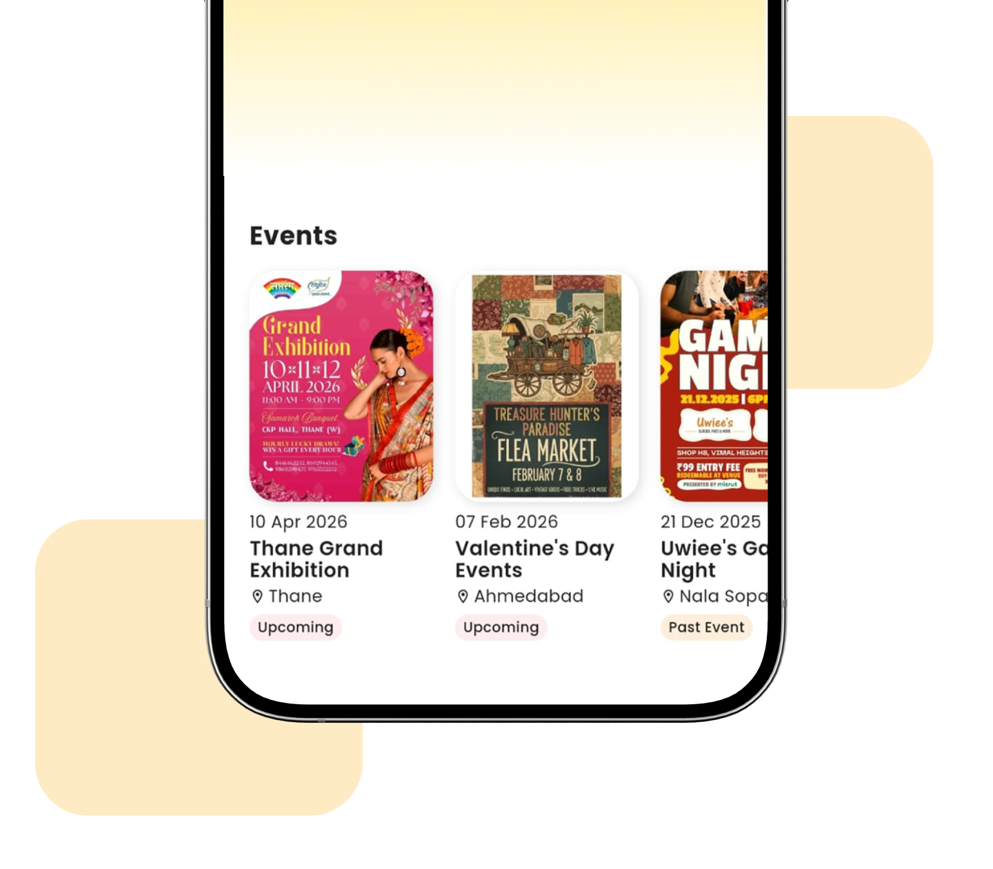 Local event discovery