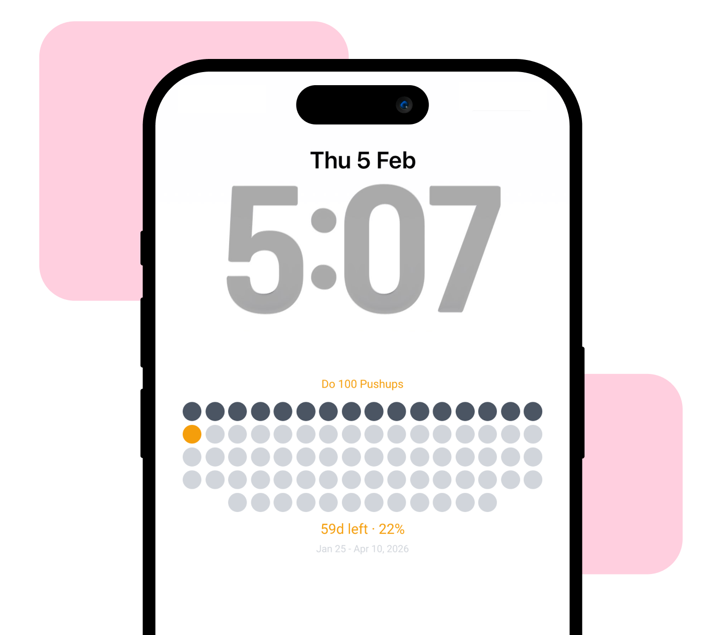 Personal habit tracker